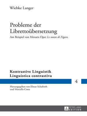 cover image of Probleme der Librettoübersetzung